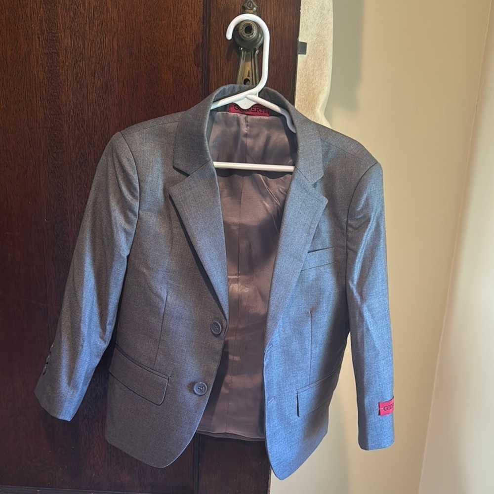 Gioberti Boys Gray Suit Jacket Size 4T New With Label